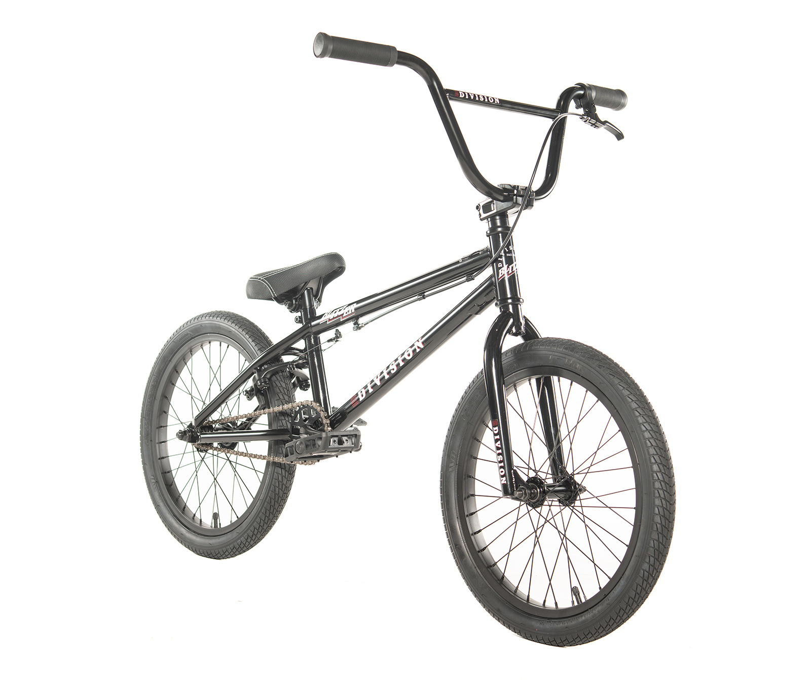 18 Inch BMX Bikes / Division Blitzer Bike / Black & Purple Available