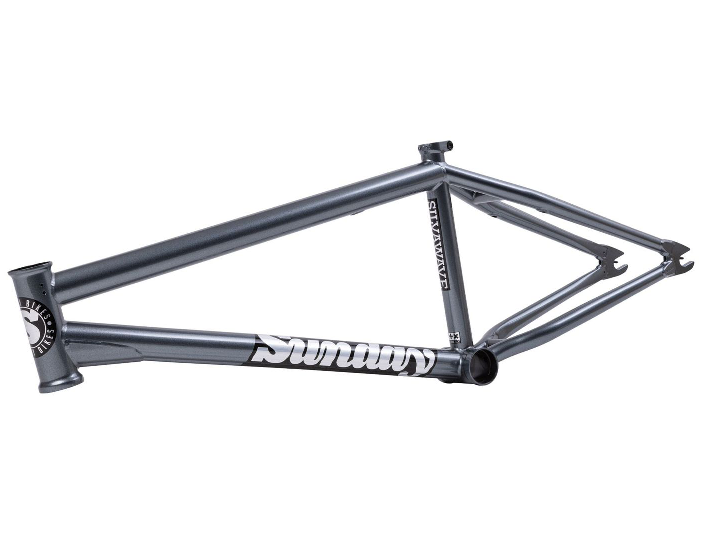 Silver fashion bmx frame