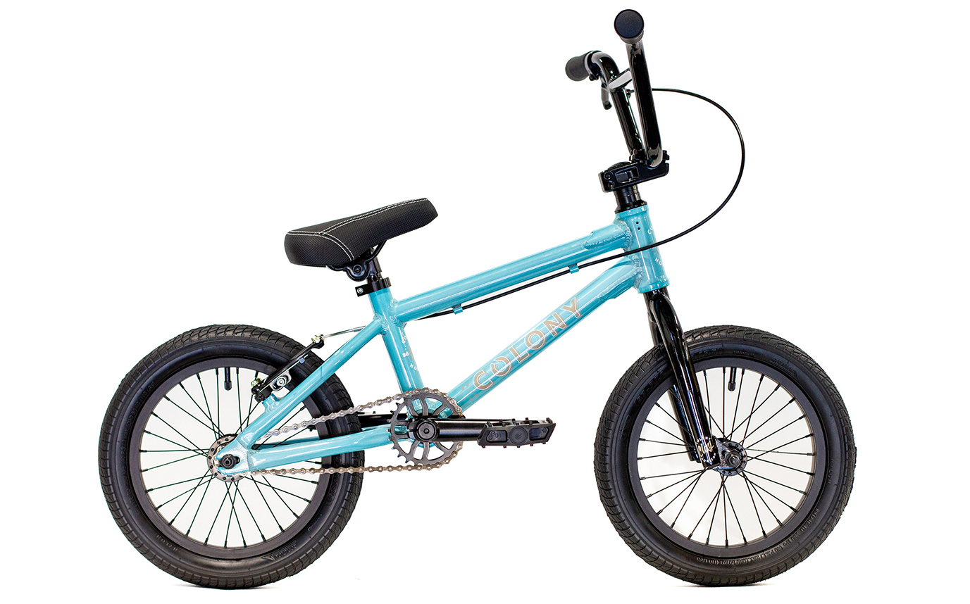 colony 14 inch horizon bmx bike blue