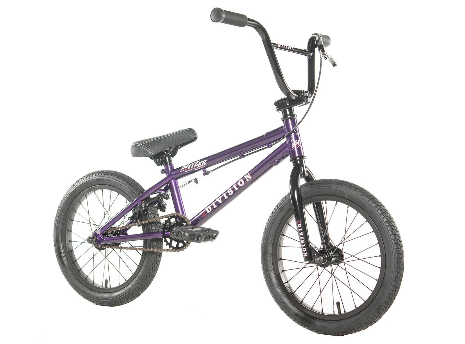 division blitzer 16 inch bmx bike purple