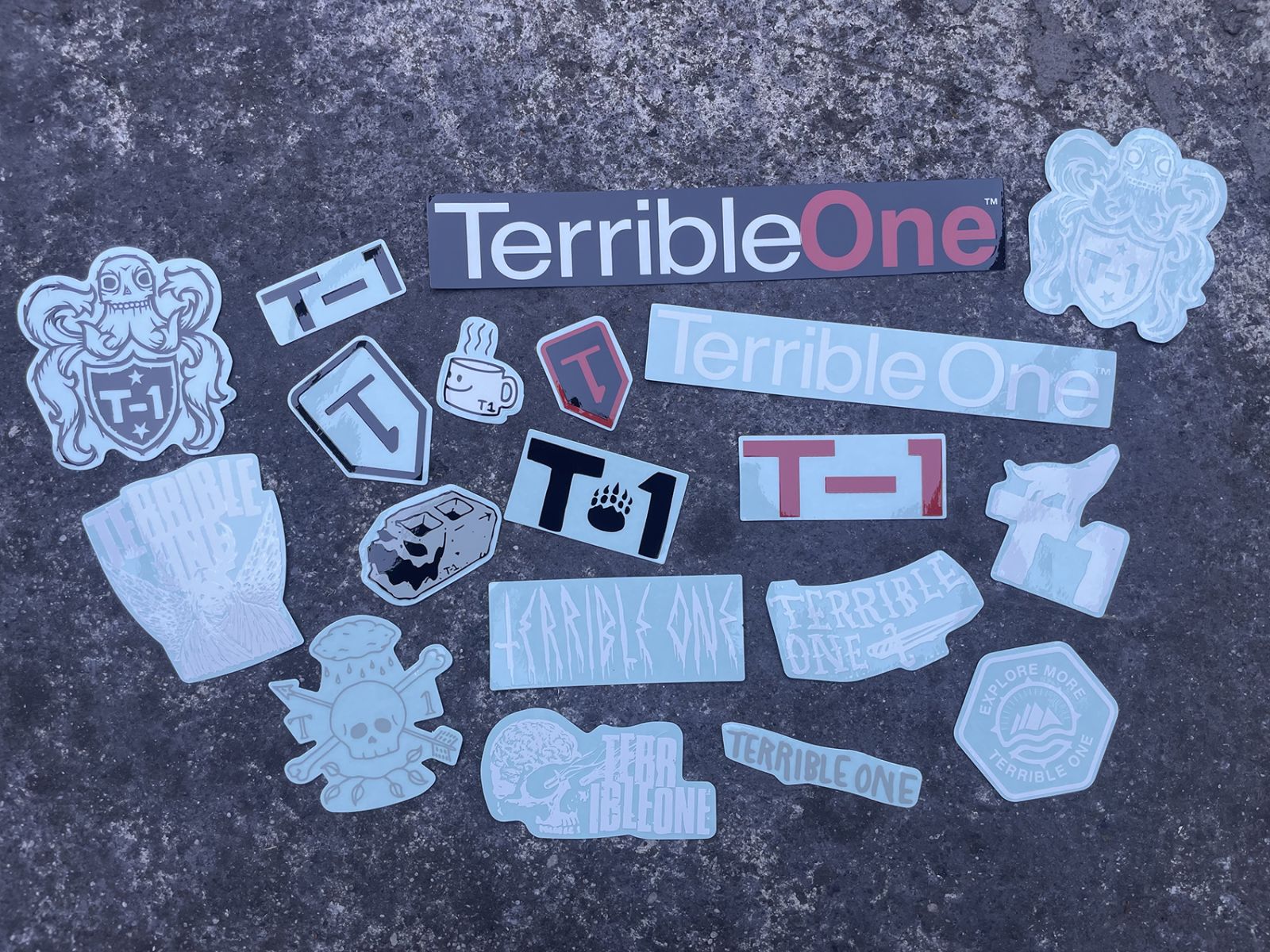 terrible one bmx stickers