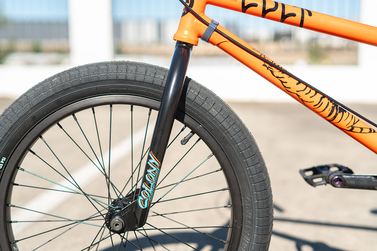 colony sweet tooth bmx forks black