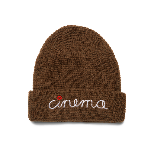 Cinema Stitch Script Waffle Beanie