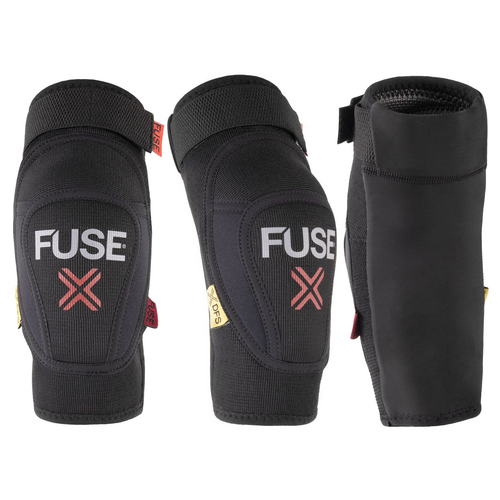 FUSE Delta Elbow DFS Pads Black/Red 