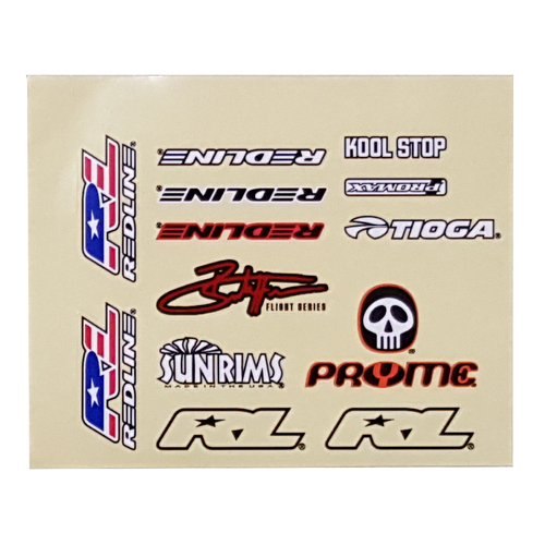 Redline BMX Bubba Sticker Sheet