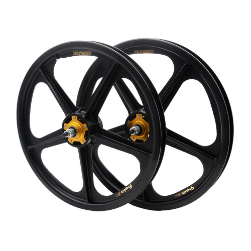 Skyway BMX Tuff 60th Graphite Edition 20" Wheel Set